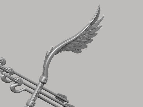 Stylized Bird Bow 3D मॉडल