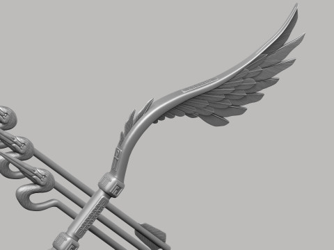 Stylized Bird Bow 3D मॉडल