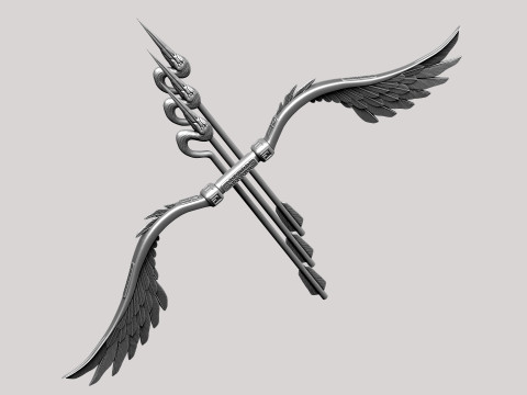 Stylized Bird Bow 3D मॉडल