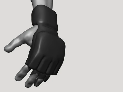 Stylized MMA Fighter 3D Model