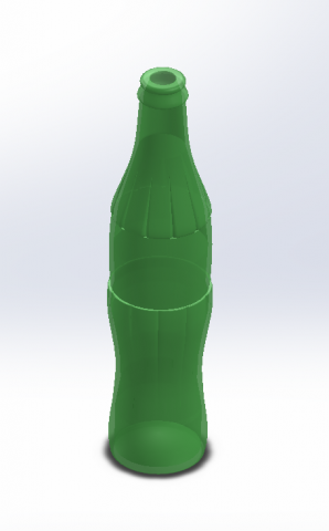 Botella de vidrio 3Dモデル .c4d .max .obj .3ds .fbx .stl .blend 