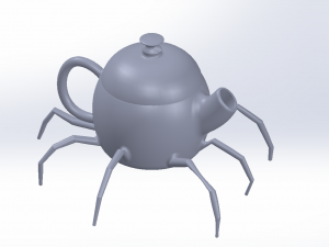 Tetera espeluznate 3D 模型