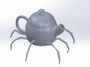 Tetera espeluznate 3D Model