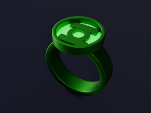 DCS GREEN LANTERN RING 3Dモデル