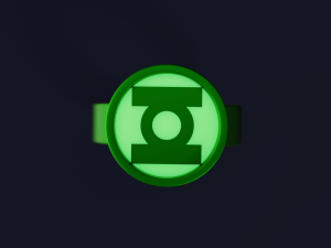 DCS GREEN LANTERN RING 3D-Modell
