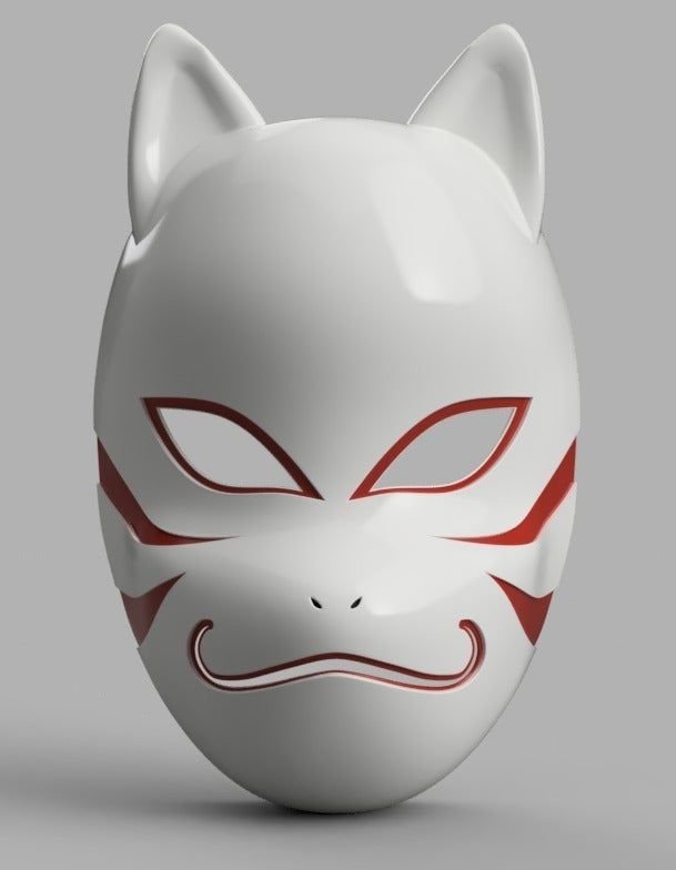 Mange farlige situationer aflevere Thicken Kakashi Anbu Mask 3D Print Model in Other 3DExport