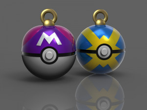 Collectible pokeballs 3D Print Model