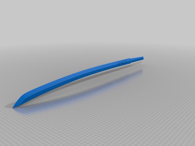 Katana Rengoku 3D 프린트 모델 .c4d .max .obj .3ds .fbx .stl .blend 