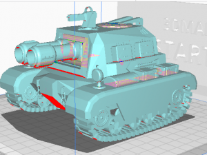 Articulated tank 3D Print Model