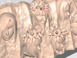 Hokage Mountain 3D Принт Модель