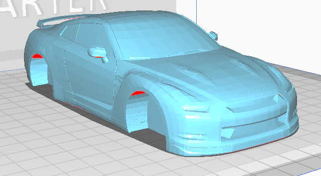 Nissan GT-R 3D Print Model .c4d .max .obj .3ds .fbx .stl .blend