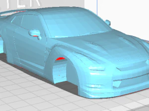 Nissan GT-R Modelo de Impressão 3D