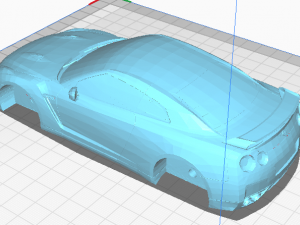Nissan GT-R 3D-printmodel