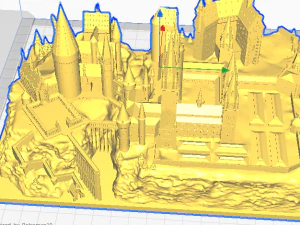Harry Potter Hogwarts Modello di stampa 3D