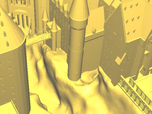 Harry Potter Hogwarts 3D Print Model