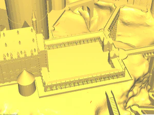 Harry Potter Hogwarts 3D Print Model