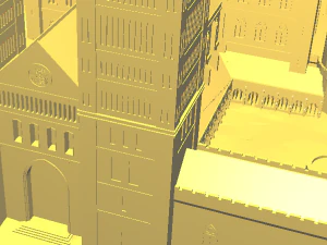 Harry Potter Hogwarts 3D Print Model