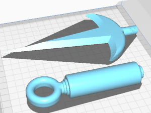 Ninja Naruto Cosplay komplettes Set 3D Druckmodell