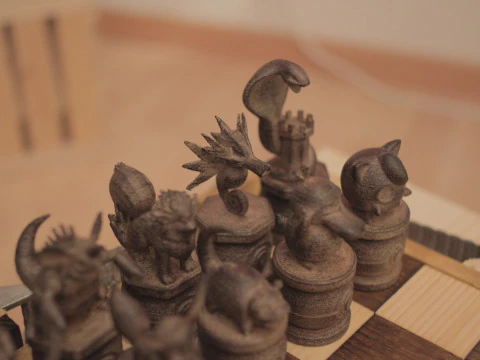Pokemon version chess 3D Print Model