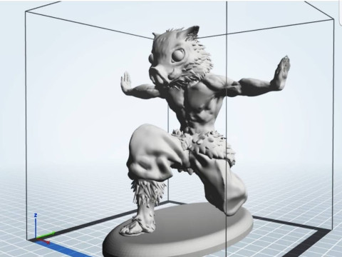 Inosuke Hashibira Demon Slayer 3Dプリントモデル