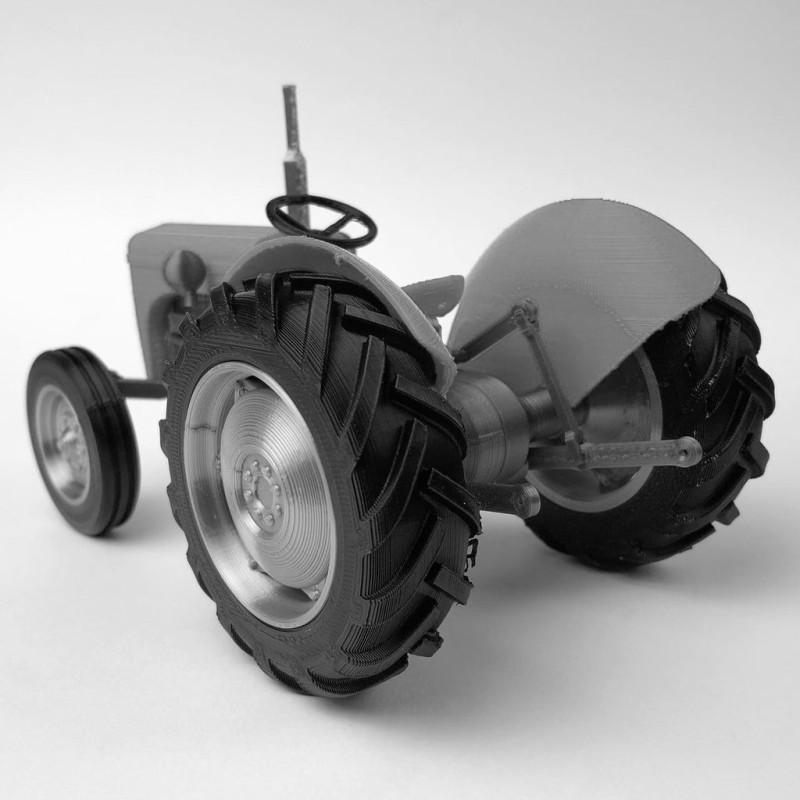 TRACTOR - FERGUSON TE20 - FULLY PRINTABLE KIT - 1-18 SCALE 3D प्रिंट मॉडल .c4d .max .obj .3ds .fbx .stl .blend 