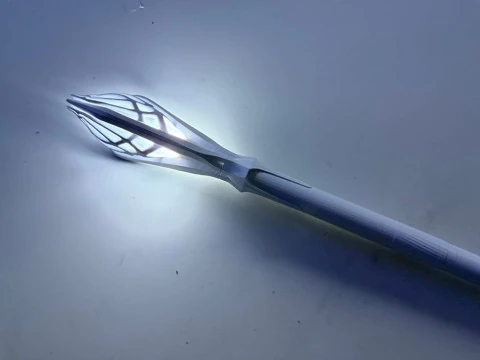 Gandalf White Staff with Larger 3D Print Model