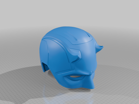 DareDevil Helmet 3D प्रिंट मॉडल