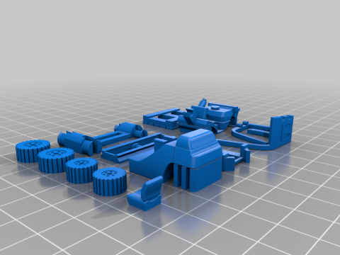 Forklift Kit Card with Pallet 3D Принт Модель