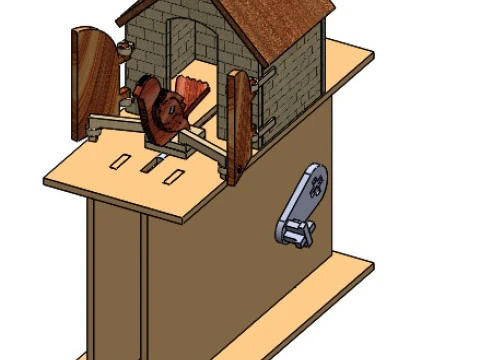 Model automatu - domek dla ptak&oacute;w - model do druku 3D Model do druku 3D