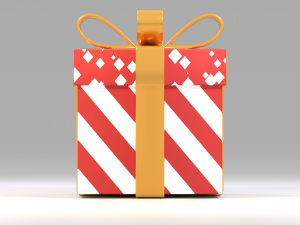 Wrapped X-Mas Gift Modelo 3D