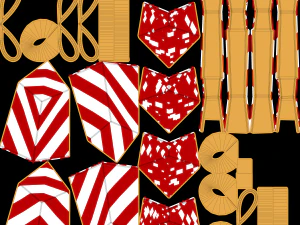 Wrapped X-Mas Gift 3D Model