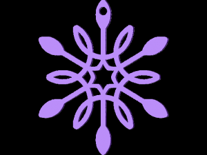 Snowflakes 3Dプリントモデル