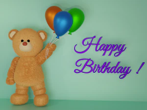 Birthday card 3D Model