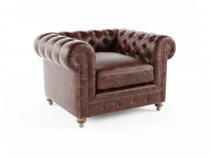 안락의자 3D 모델