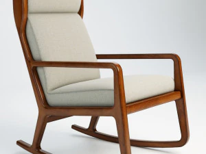 крісло-гойдалка 3D Модель