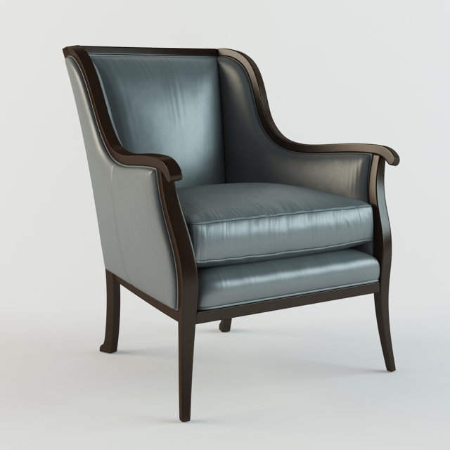 Armchair 3D Модель .c4d .max .obj .3ds .fbx .stl .blend 