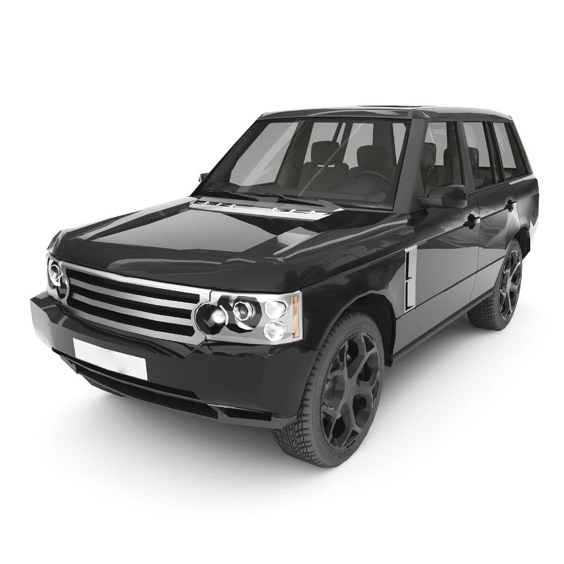 Land Rover 3D Model .c4d .max .obj .3ds .fbx .stl .blend 