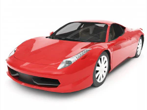 フェラーリ 458 イタリア 3Dモデル