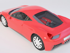 Ferrari 458 Italia 3D Model