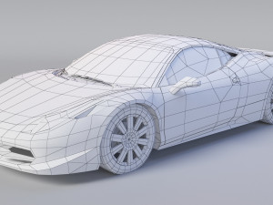 Ferrari 458 Italia 3D Model