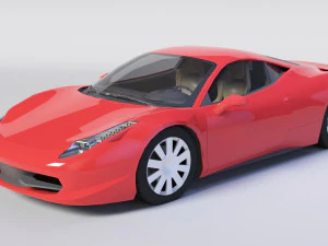 Ferrari 458 Italia 3D Model
