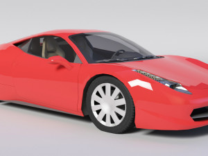 Ferrari 458 Italia 3D Model