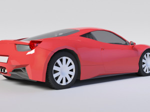 Ferrari 458 Italia 3D Model