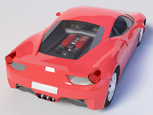 Ferrari 458 Italia 3D Model