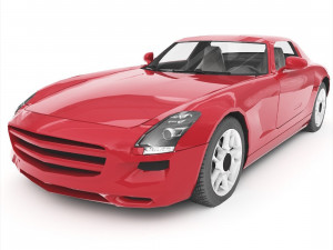 Mercedes SLS AMG 3D 模型