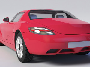 Mercedes SLS AMG Modello 3D