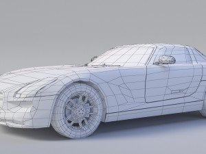Mercedes SLS AMG Modello 3D
