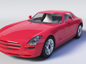 Mercedes SLS AMG Modello 3D