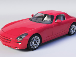 Mercedes SLS AMG Modello 3D