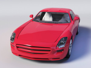 Mercedes SLS AMG Modello 3D